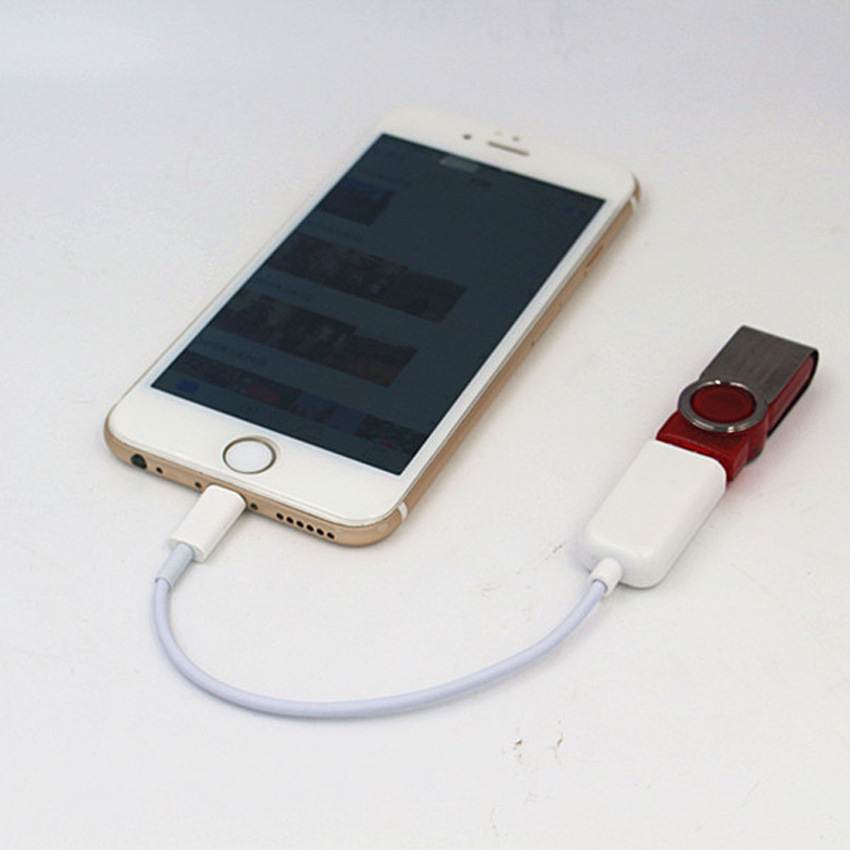 USB A to Apple Lightning 8 PIN Camera Keyboard Adapter Cable OTG iPhone 7 6 Plus 5