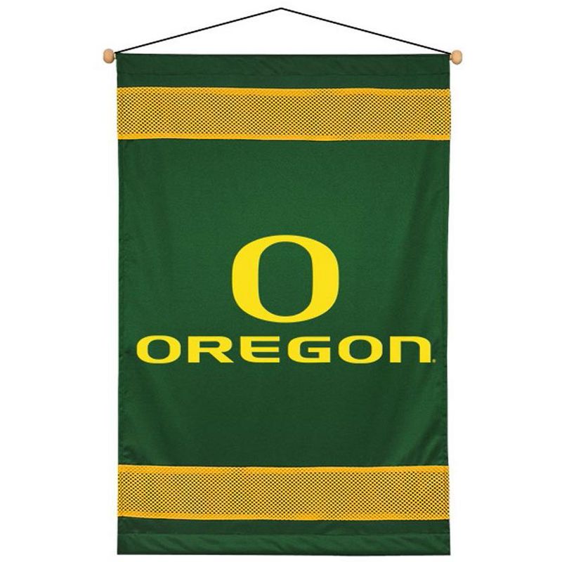NCAA Wall Hanging College Team Logo Tapestry Accent - Oregon Ducks