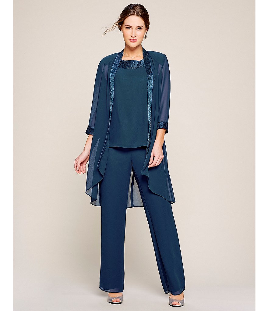 Alex Evenings Stretch Velvet Long Sleeve Ruched Beaded Accent Collar Boat Neck Blouse