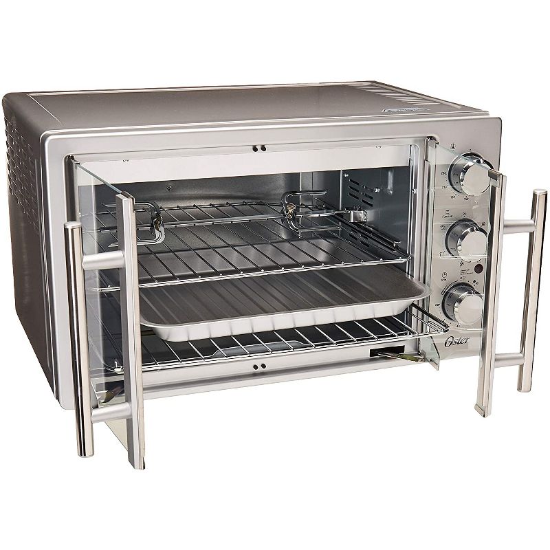 Toshiba MC25CEY-BS 6 Slice Small Stainless Convection Pizza Toaster Oven, Black