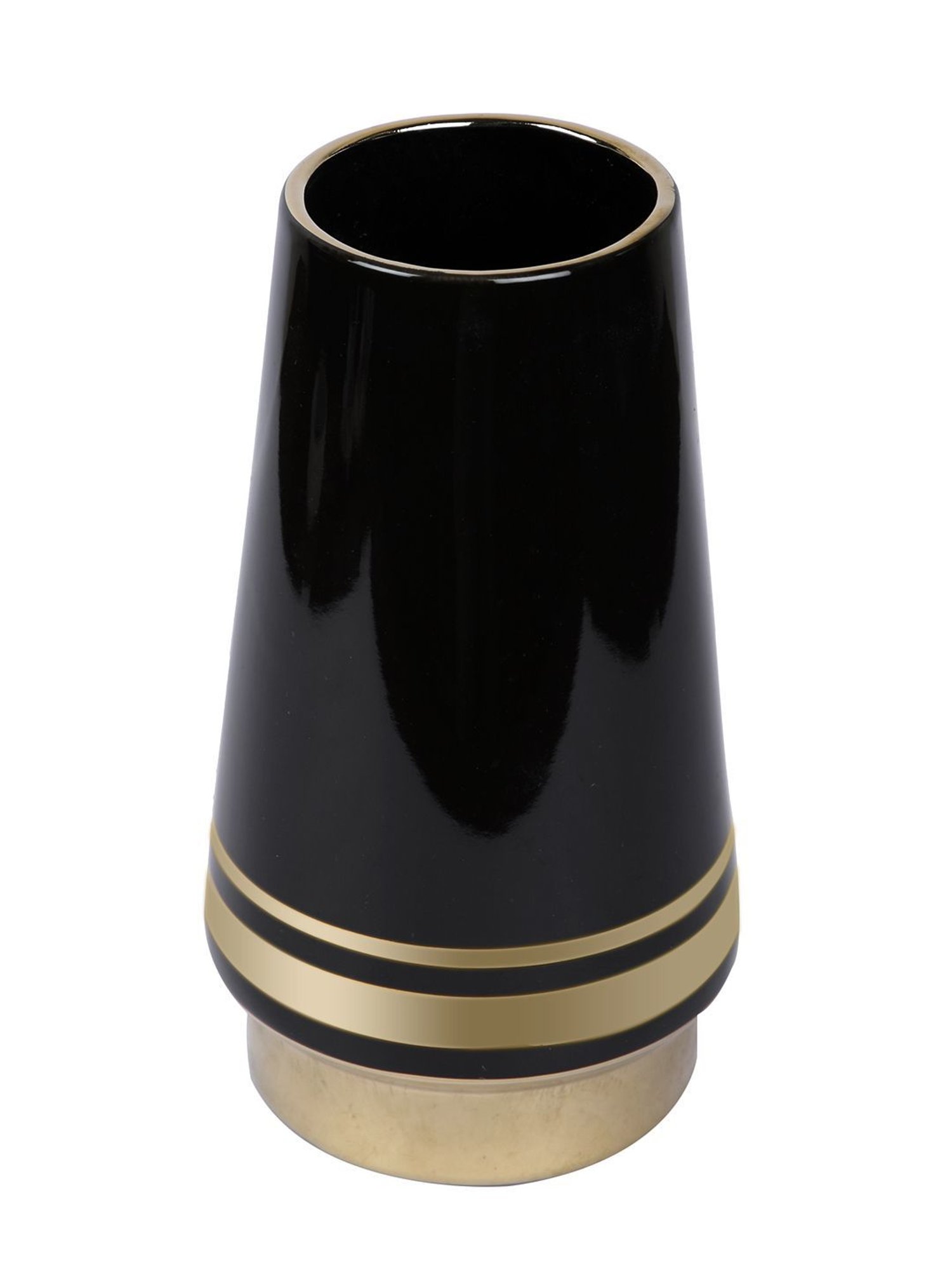 Tayhaa Black Ceramic Vase