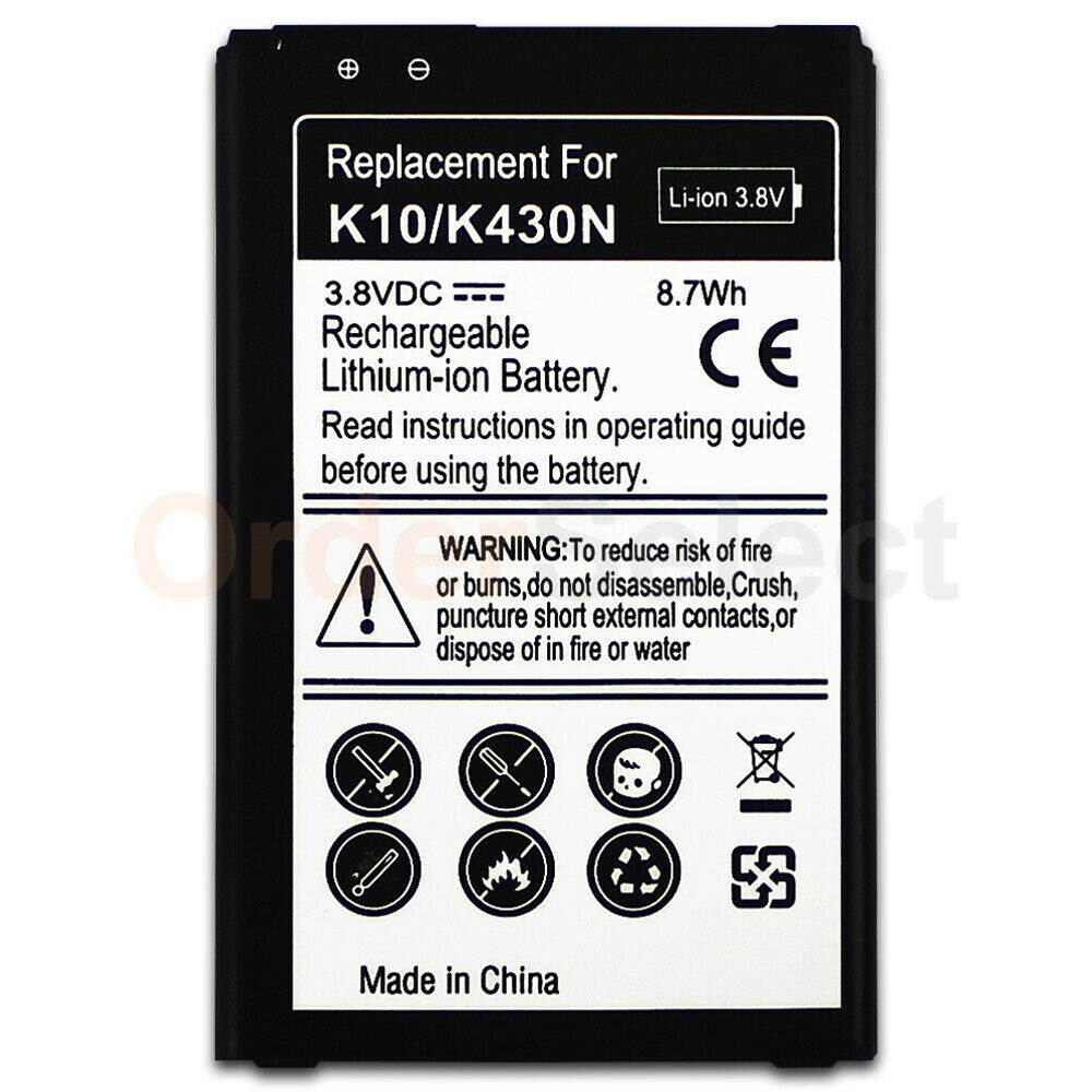 NEW Battery Replacement FOR LG K10 K425 K428 MS428 F670 AT&T T-MOBILE BL-45A1H