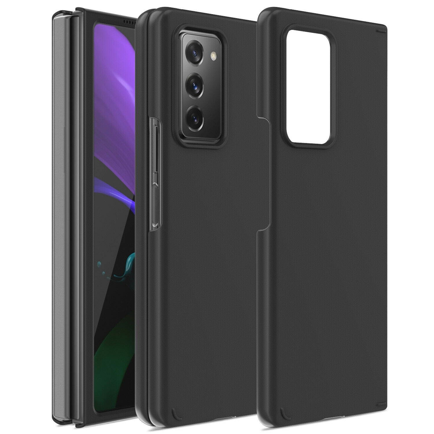 For  Galaxy Z Fold 2 5G Full Body Phone Case +Built-In Screen Protector
