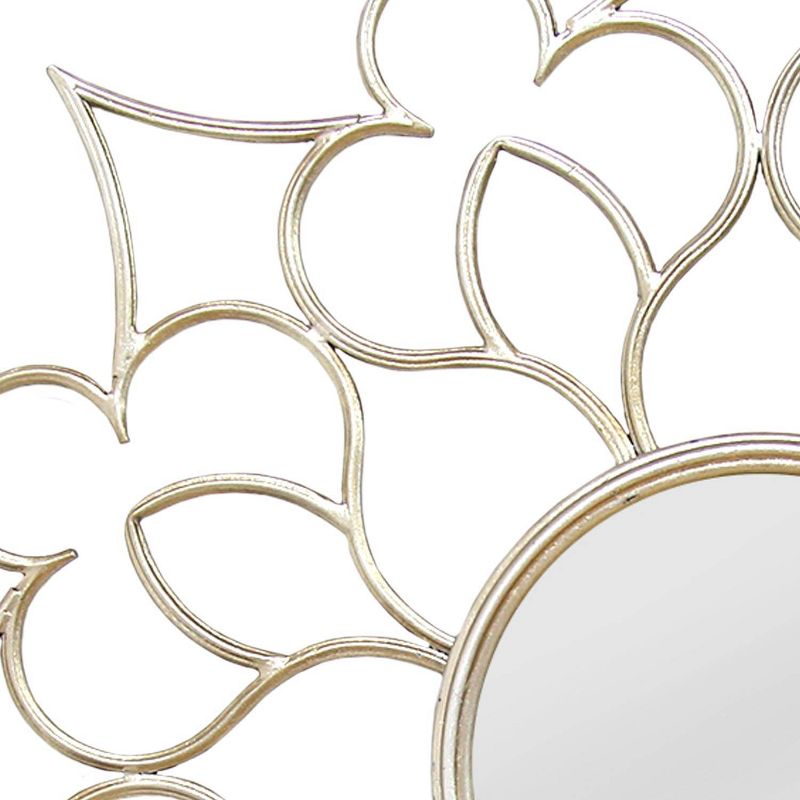 24" Francesca Wall Mirror Silver - Stratton Home Décor