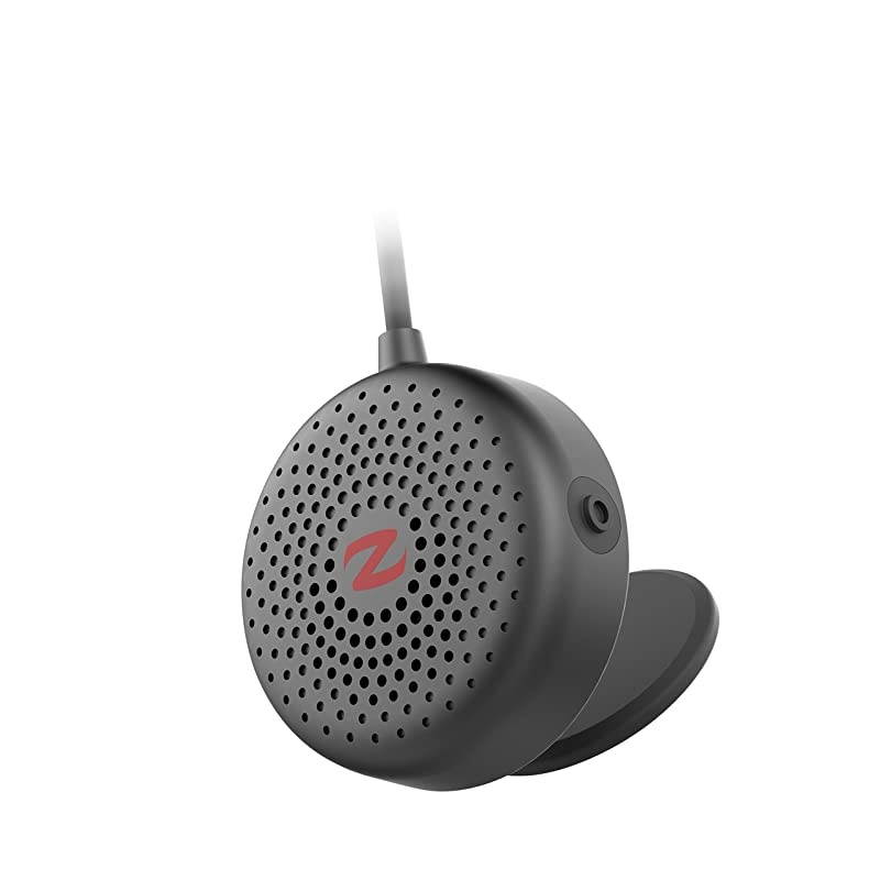 Magnetic Wearable Bluetooth Speakers (Black) for Running, Bicycling, Hiking, with Microphone