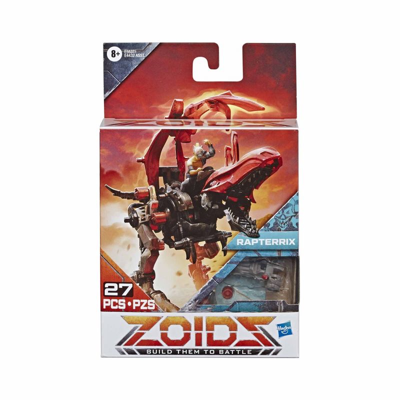 Zoids Mega Battlers Rapterrix - Velociraptor-Type Buildable Beast Figure, Wind-Up Motion - Kids Toys Ages 8 and Up, 27