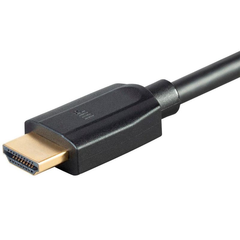 C2G 35ft 4K HDMI Cable with Gripping Connectors - Plenum Rated - 40 ft HDMI A/V Cable for Audio/Video Device