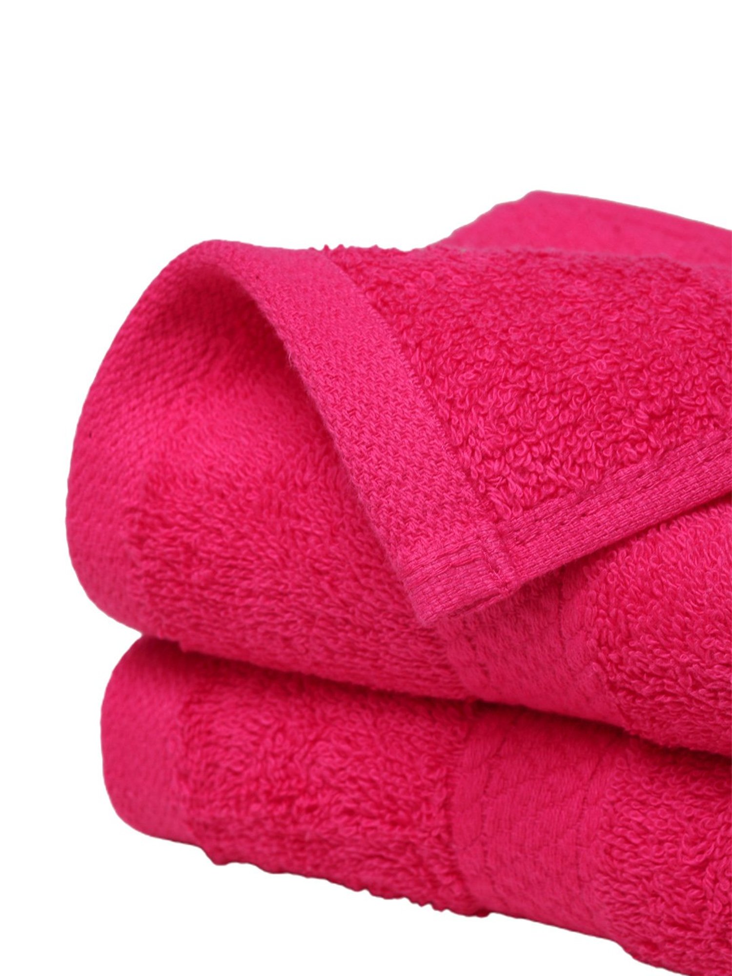 Spaces Colorfas Pink 480 GSM Cotton Hand Towel Set of 2