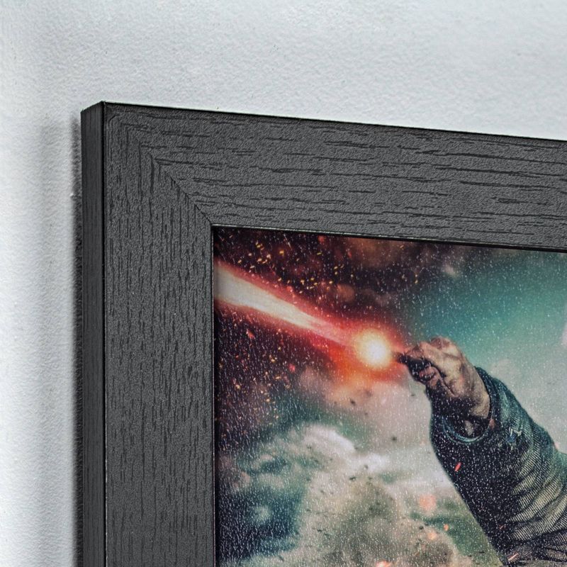 Licensed Harry Potter Deathly Hallows Wall Art Black - Crystal Art Gallery