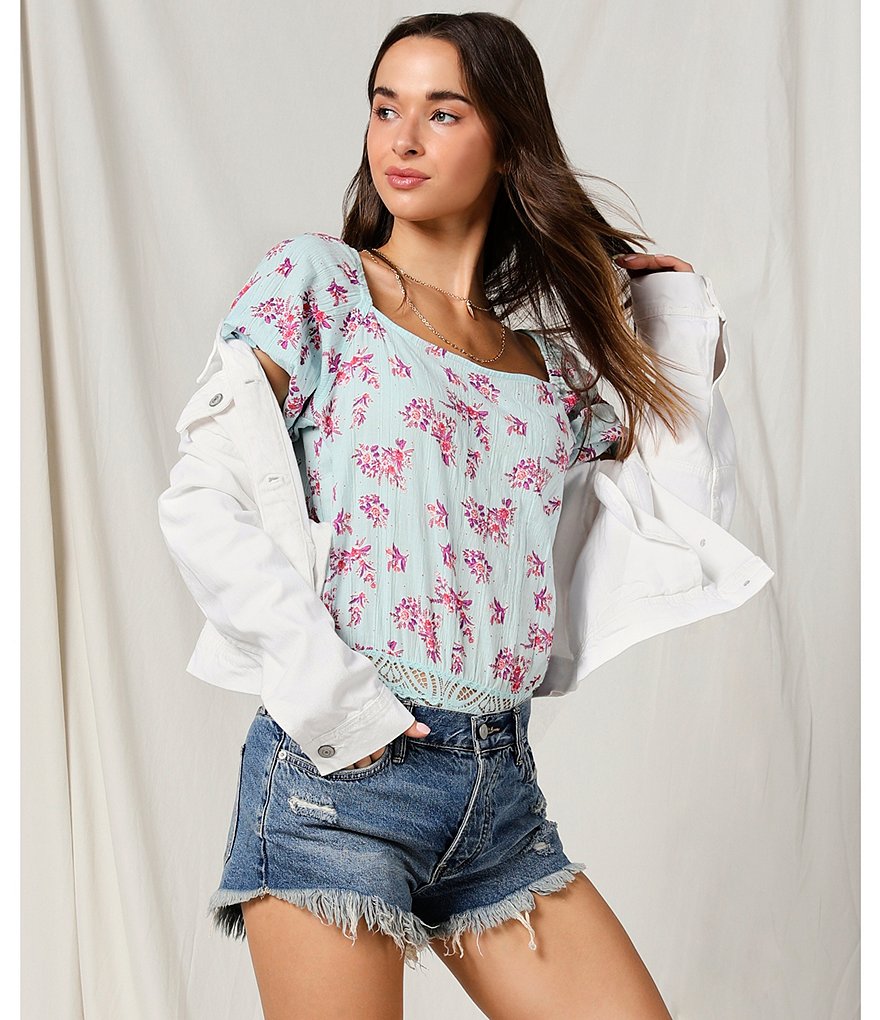 Cloth & Stone Button Side Coordinating Shorts