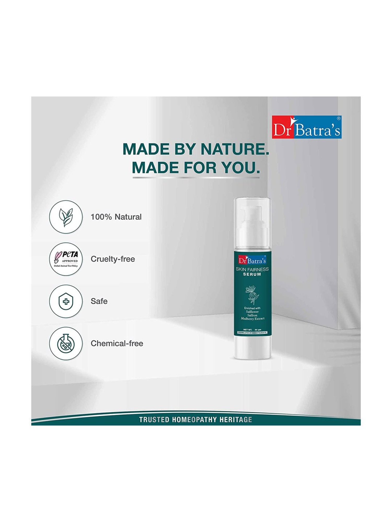 Dr. Batra's Natural Skin Lightening Cream & Skin Fairness Serum