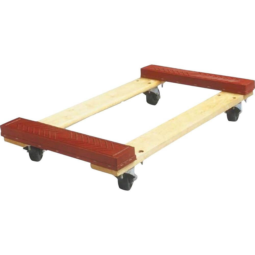 Sparco Hardwood Dolly 1000 lb Cap. 18"x30"x6-1/8" Red 68981