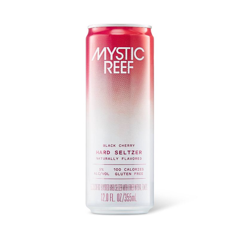 Mystic Reef Black Cherry Hard Seltzer - 12pk/12 fl oz Cans