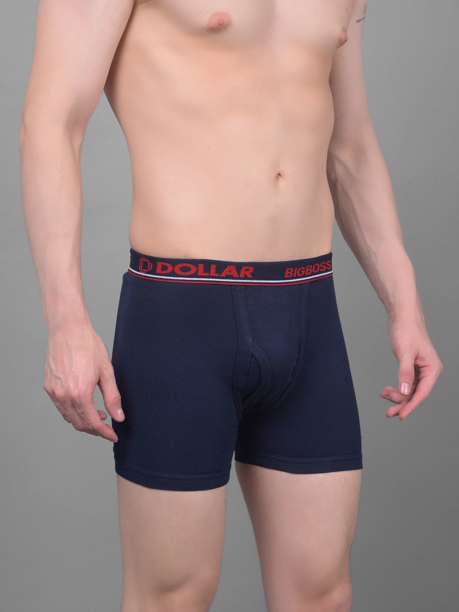 Dollar Bigboss Assorted Cotton Regular Fit Trunks - Pack Of 7