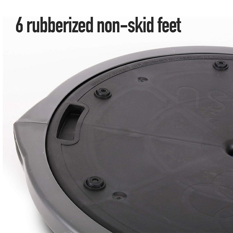 Bosu 72-10850 Home Gym Equipment The Original Balance Trainer 65 cm Diameter, Red and Gray