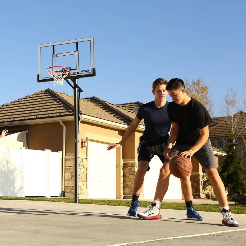 Lifetime 52" Adjustable In-Ground Basketball Hoop