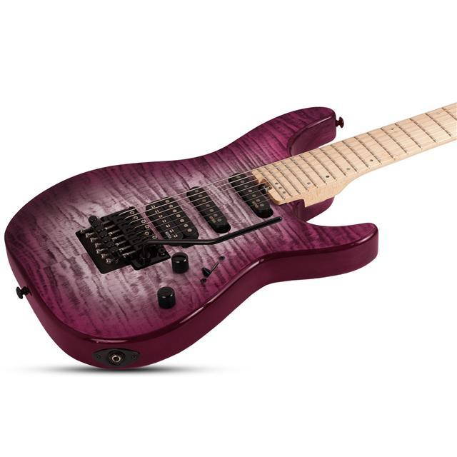 Schecter Sun Valley Super Shredder 7 III 7-String Electric Guitar, Aurora Burst