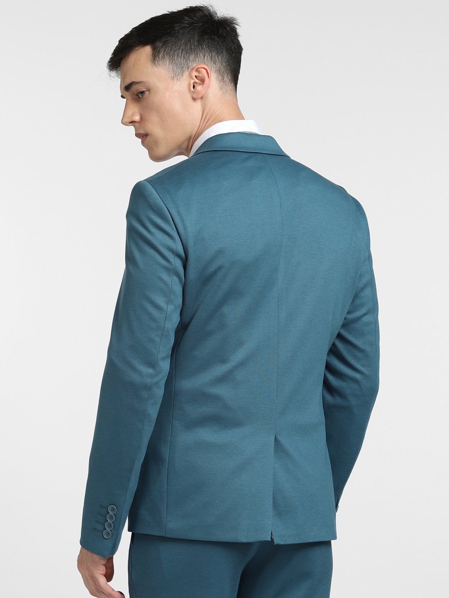 Vastramay Black Regular Fit Blazer