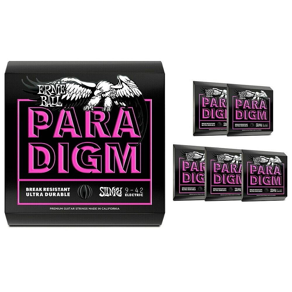 Ernie Ball Paradigm Super Slinky Electric Guitar Strings (6-Pack)