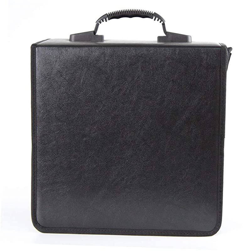 Disc CD DVD Bluray Storage Holder Solution Binder Sleeves Carrying Case((400 Capacity))