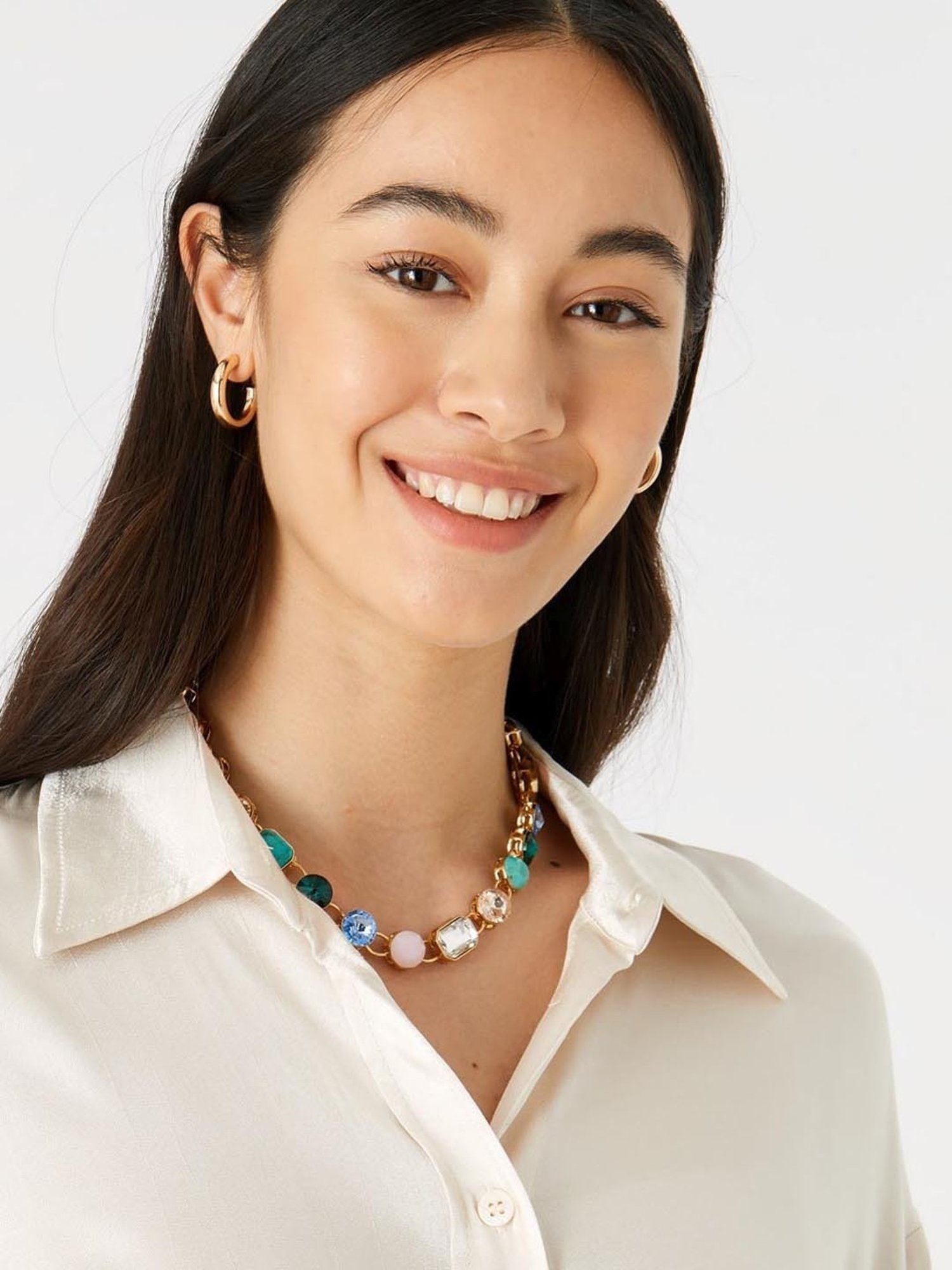 Accessorize London Feel Good Multicolor Alloy Casual Necklace