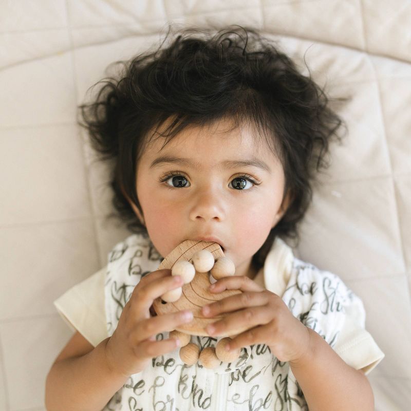 Bebe au Lait Wooden Teethers - Rainbow