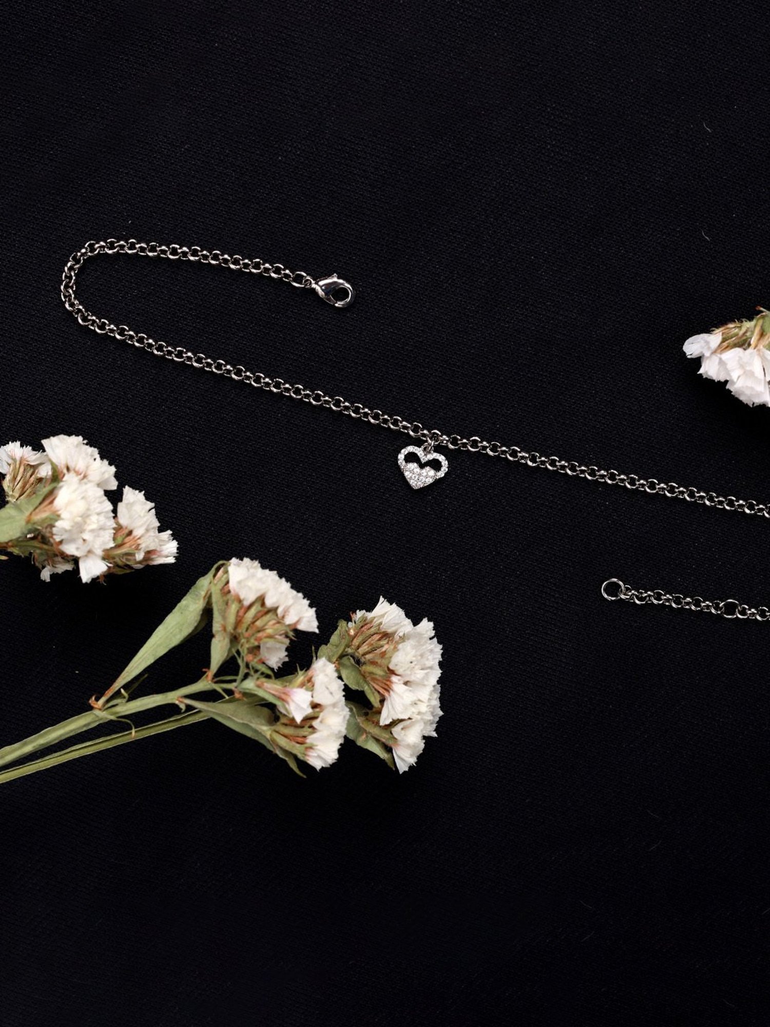 Silberry 92.5 Sterling Silver Isabelle Anklet