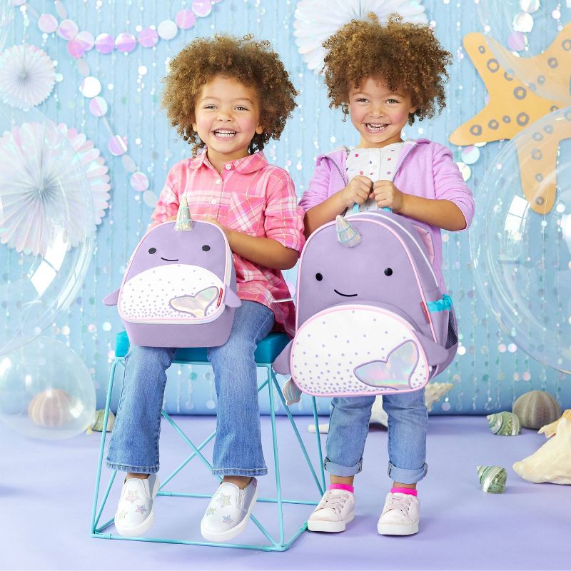 Skip Hop Zoo Little & Toddler 12" Kids' Backpack - Narwhal