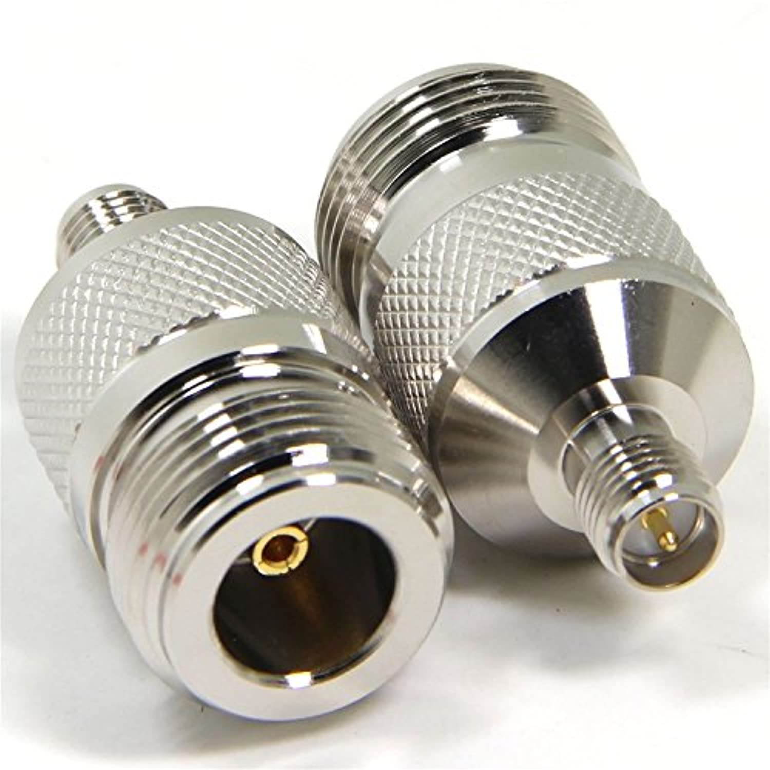 Ancable 2-Pack RP-SMA Reverse Polarity Female to N-Type Female Antenna Cable Adapter Connector for WiFi Antenna/Extender/Transceiver/Repeater/Analyzer/Signal Booster/Radio/Extension Cable