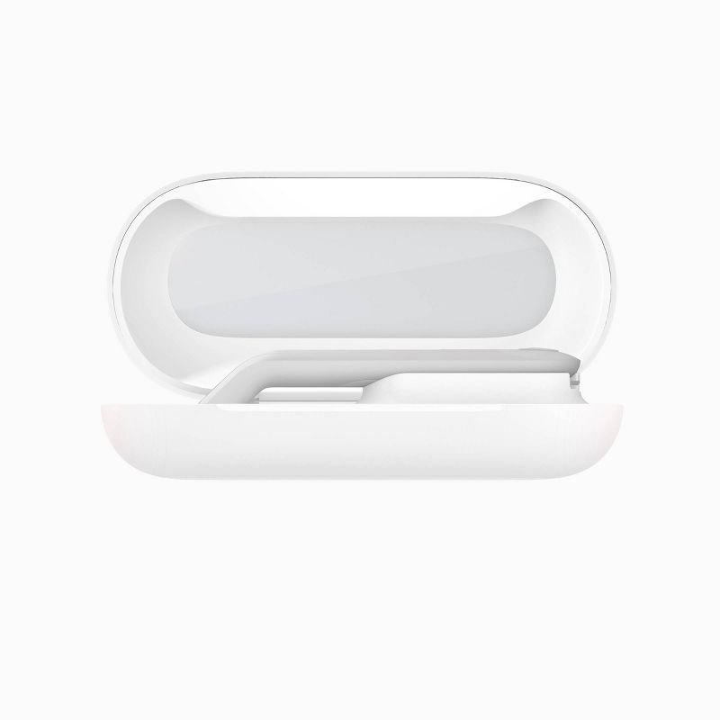 quip Plastic Refillable Floss Pick Starter Kit - Reusable Pick + Dispenser - 180-Use / 7.6 yd / 7 m Refill Included - White