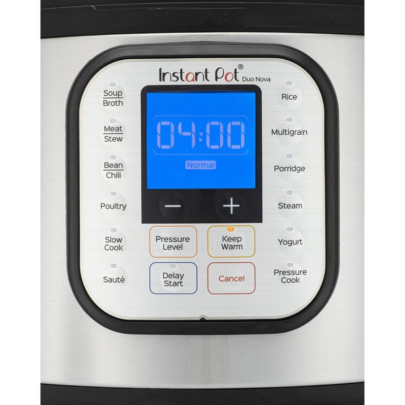 Instant Pot Duo Nova 6 quart 7-in-1 One-Touch Multi-Use Programmable Pressure Cooker with New Easy Seal Lid – Latest Model