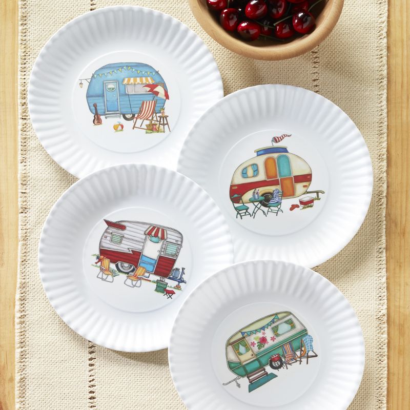 Blue Rose Polish Pottery Isabella Dinner Plate