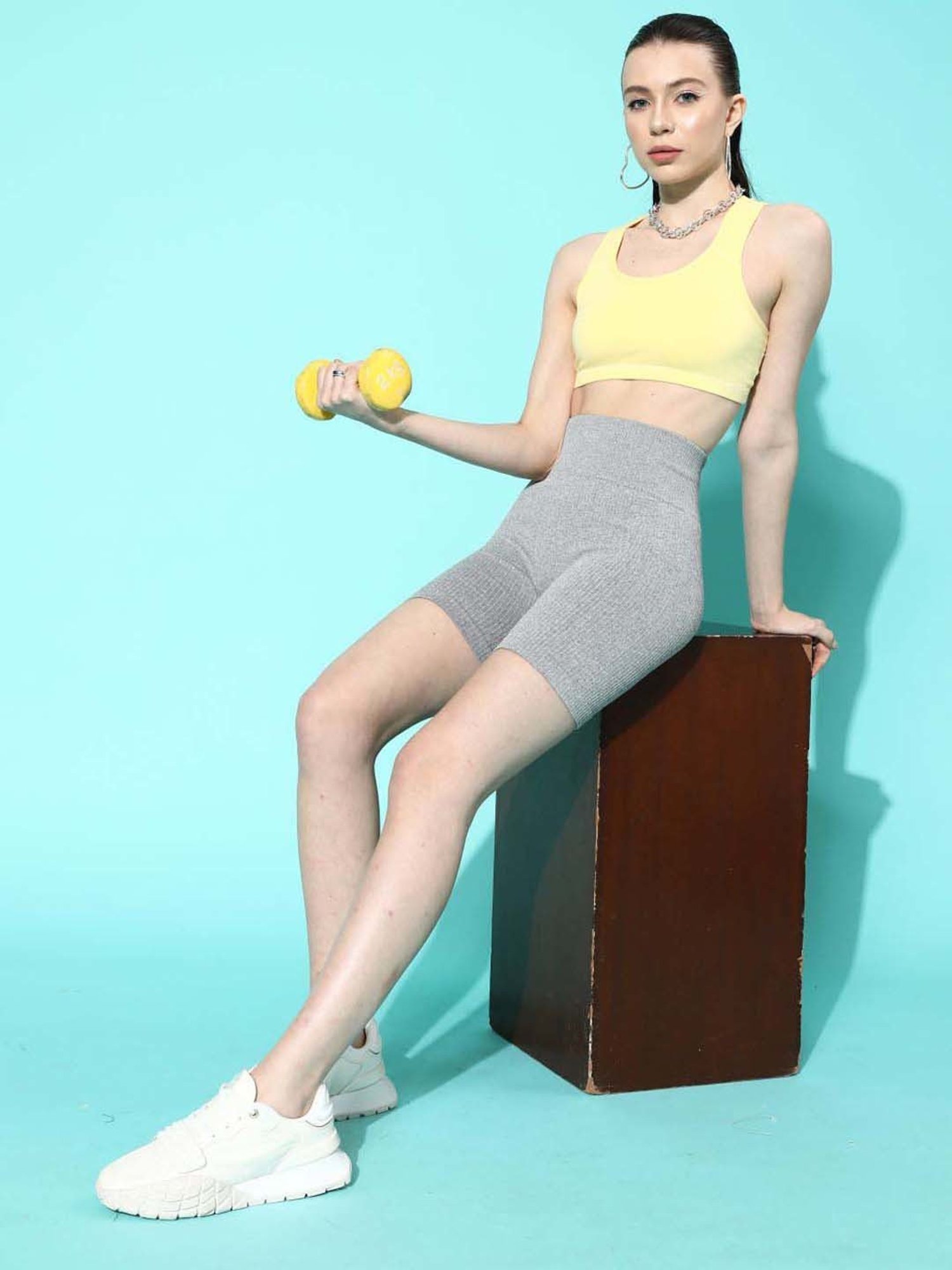 Leading Lady Yellow Sports Bra