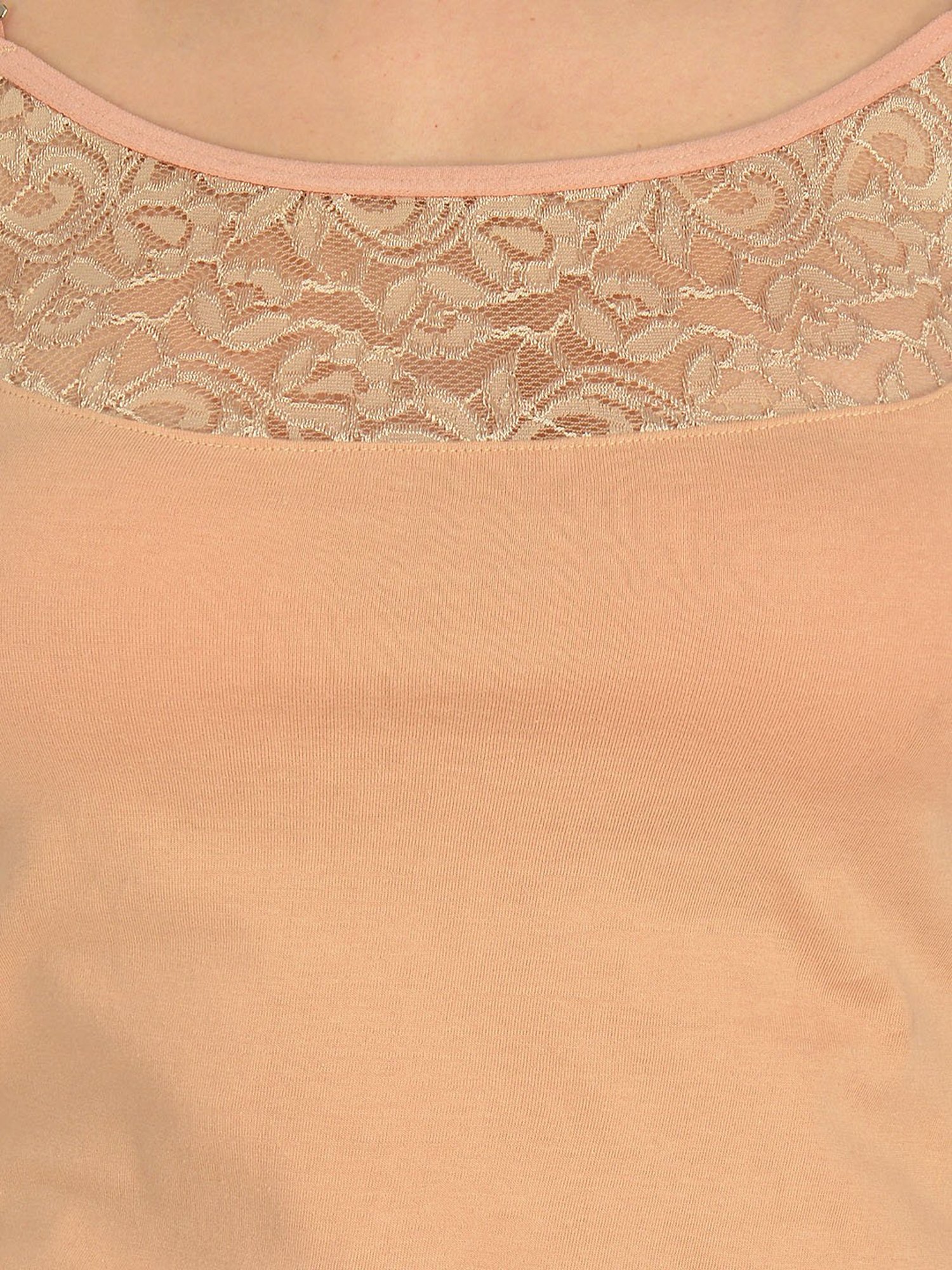 Mod & Shy Beige Lace Camisole
