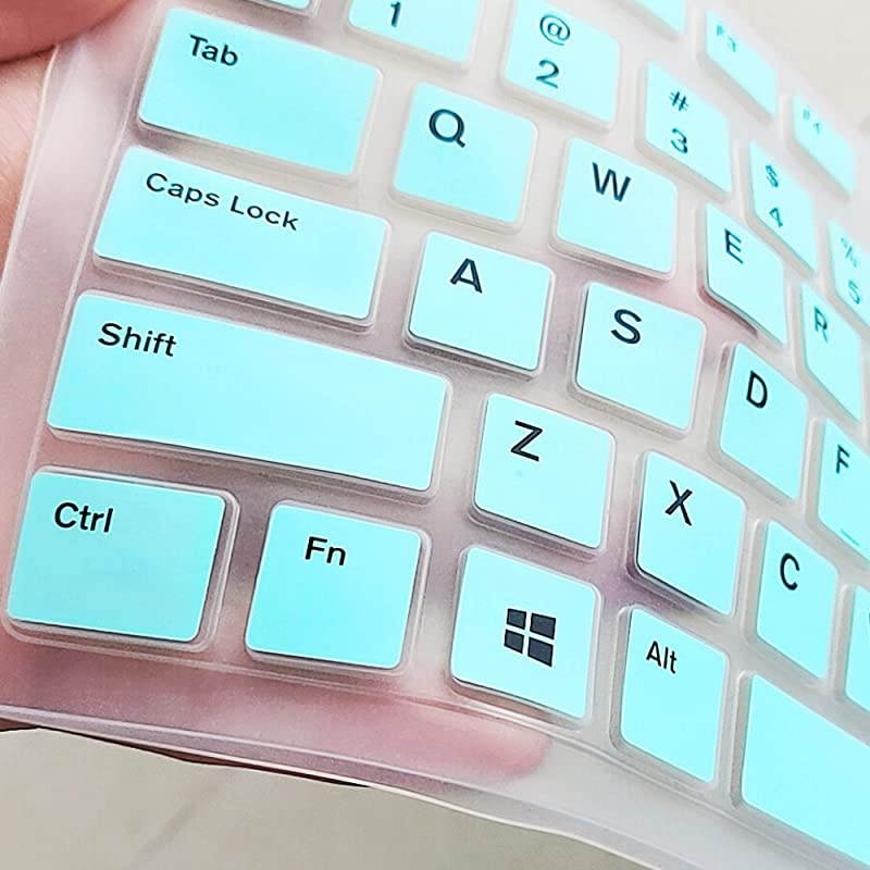 Pcs Keyboard Cover Skin for Dell KM636 Wireless Keyboard Dell KB16 Wired KeyboardDell Optiplex 5503050340546074507050Dell Inspiron AIO 347536703477allin one DesktopMint+Clear