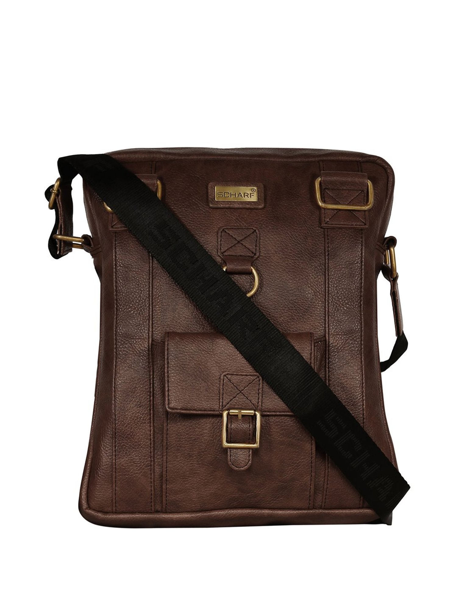 Scharf Lucas-Busi-Mess Brown Solid Small Cross Body Bag