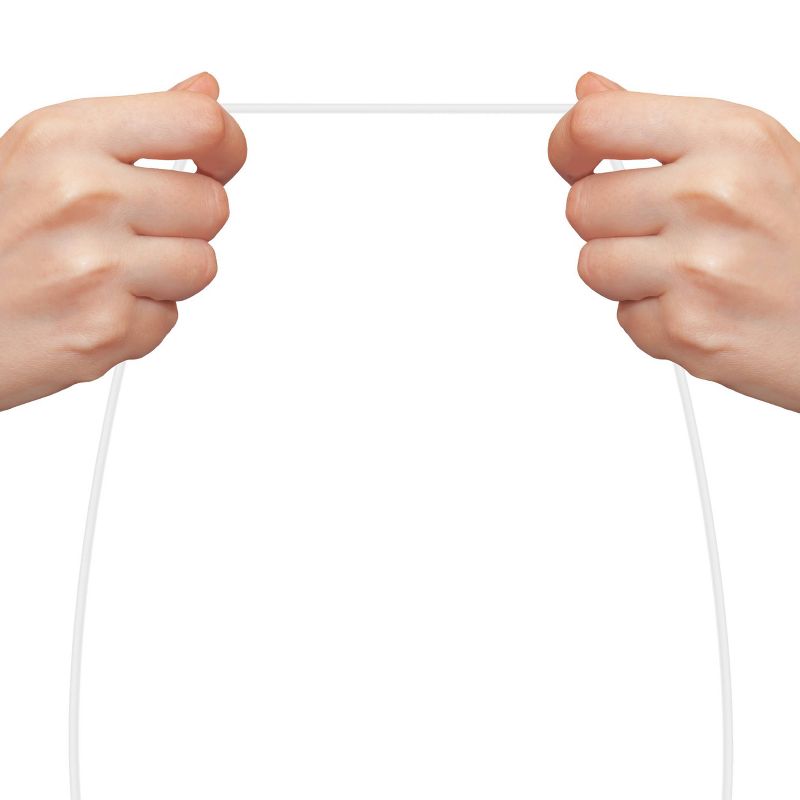 Just Wireless 6ft TPU Lightning to USB-A Cable Dual Pack - White