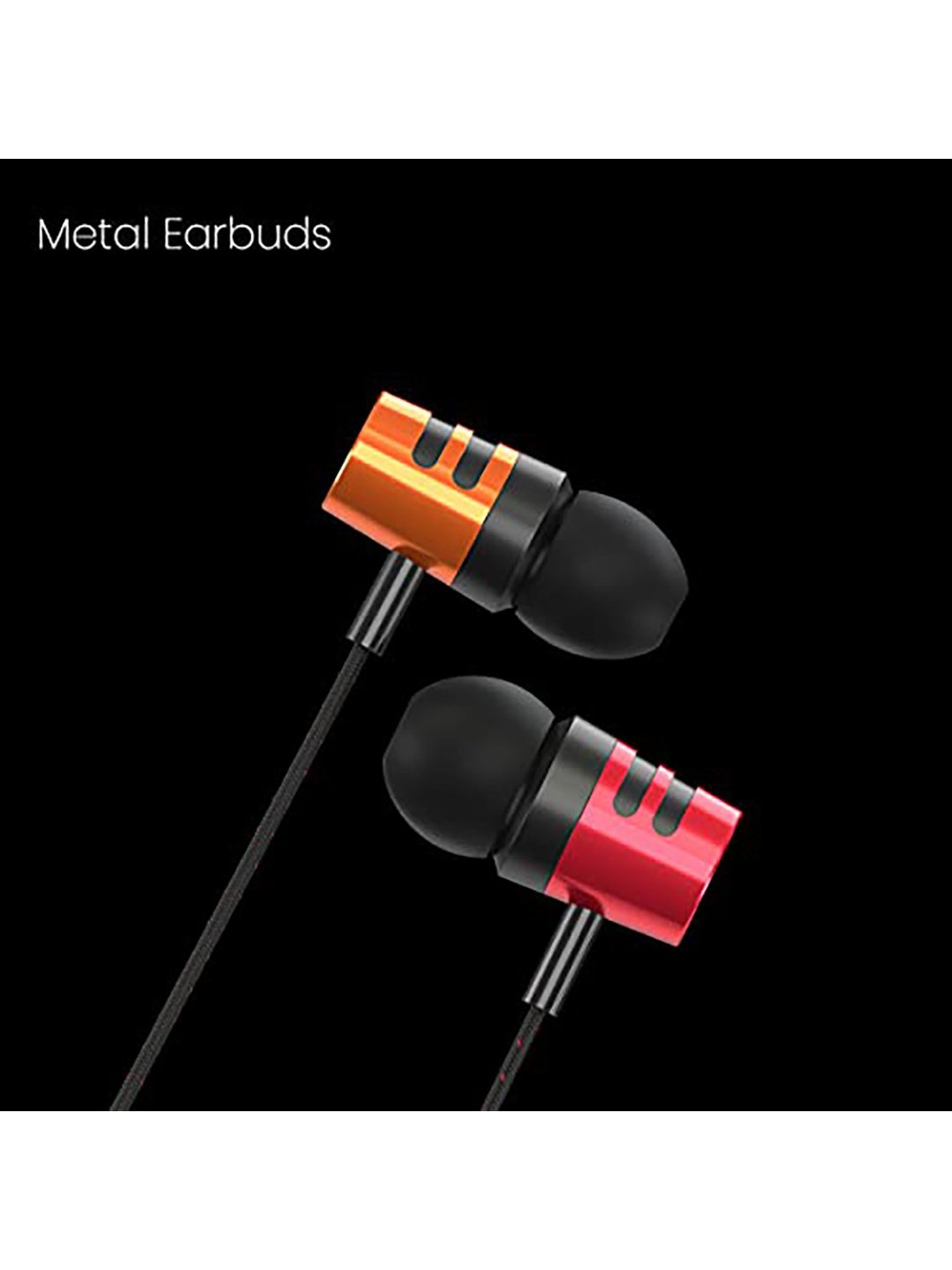 Portronics Ear 2 POR-1371 Wired Earphone with Mic (Black)