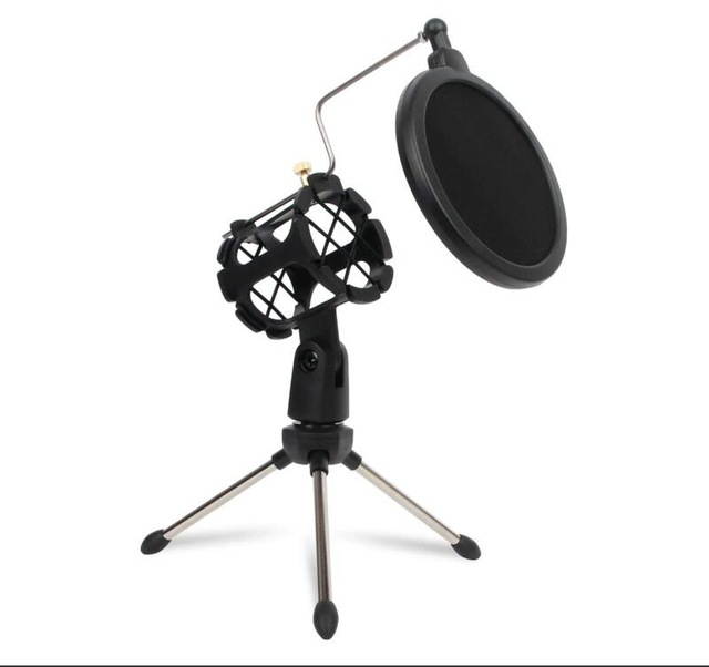 Blue Snowball Pop Filter - Customizing Microphone Windscreen Foam Cover for Improve Blue Snowball iCE Mic Audio Quality (Mouth)