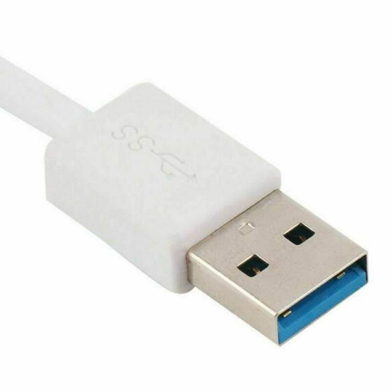 Silver Aluminum 4 Port USB 3.0 Hub up to 5Gbps Super High Speed Data Transfer for MacBook Air, Mac Mini, iMac, Laptop, PC, USB Flash Drives and More