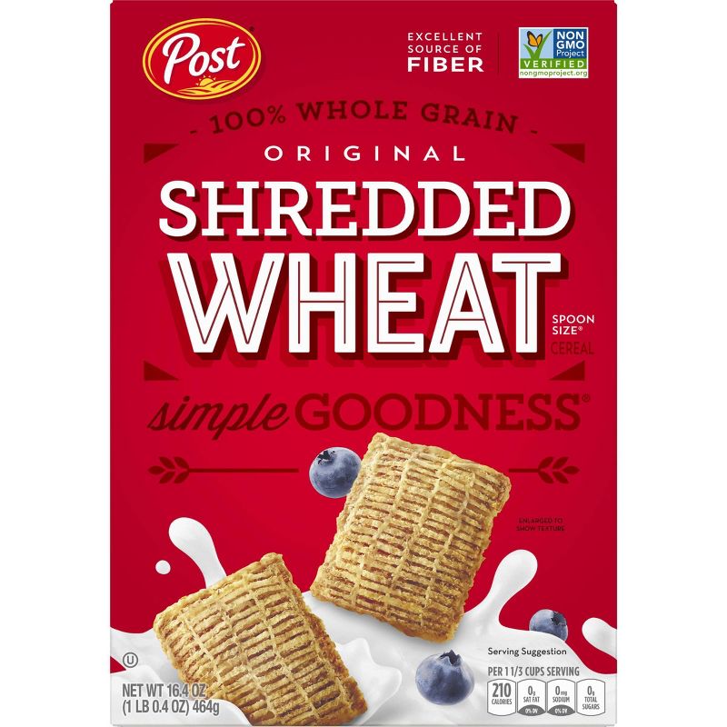 Shredded Wheat Spoon Size Breakfast Cereal - 16.4oz - Post