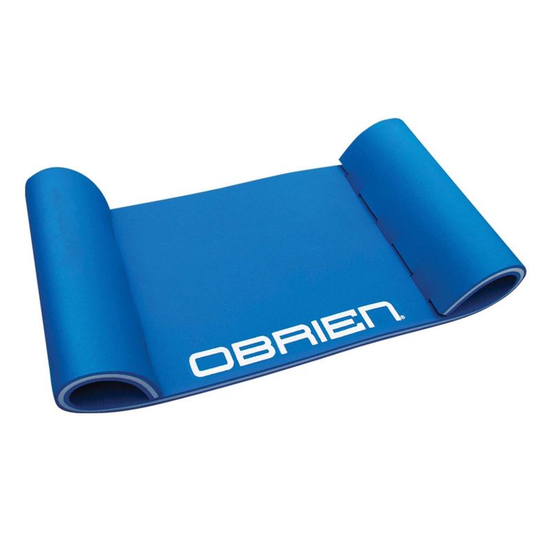 OBrien Foam Water Hammock 78 x 24 In. Pool or Lake Floating Lounge Pad Mat, Blue