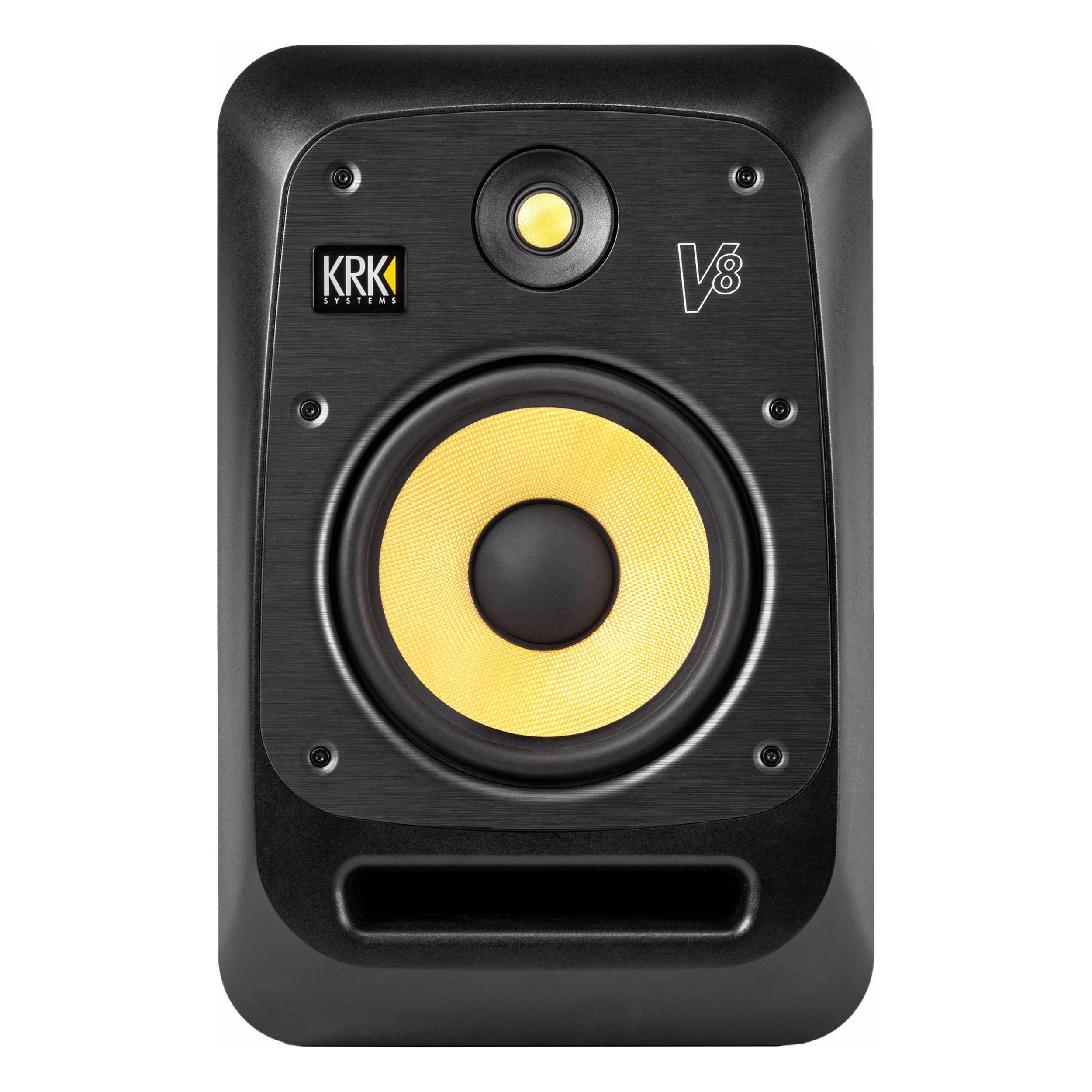 KRK V8 S4 8" Two-Way Active Studio Monitor (Single)