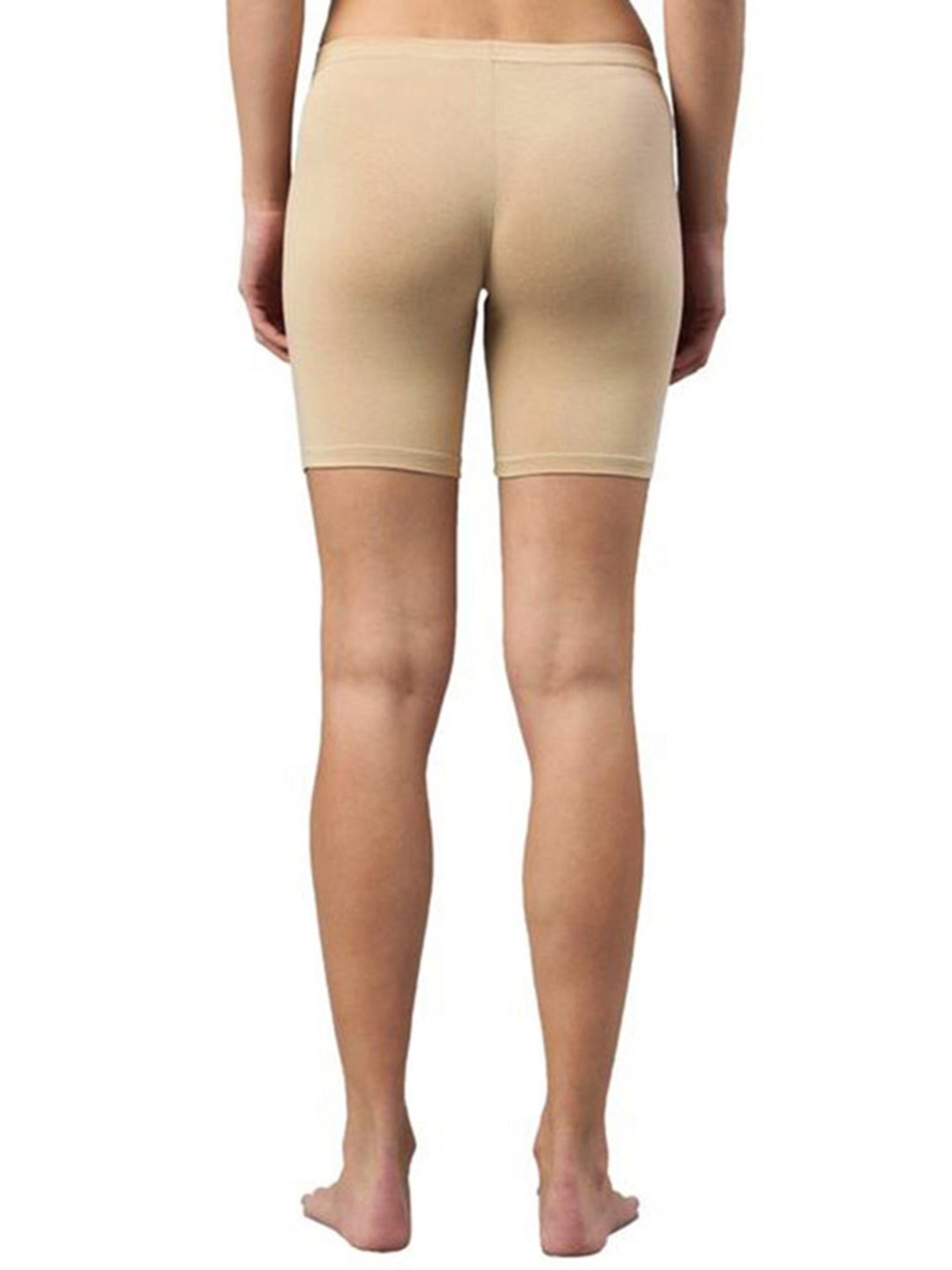 SELVIA Beige Sports Shorts