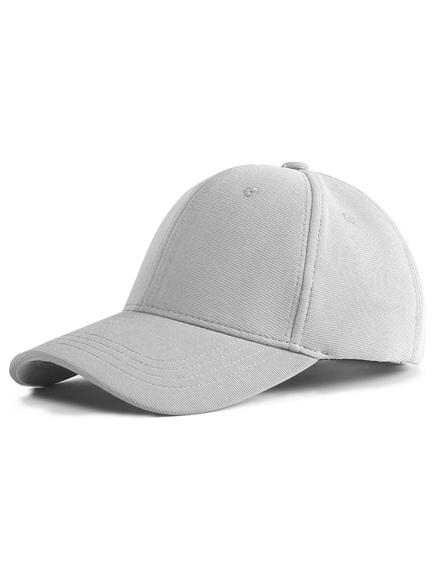 Omtex Unisex Polo Polyester Cap (Pearl Grey) Size - Free Size