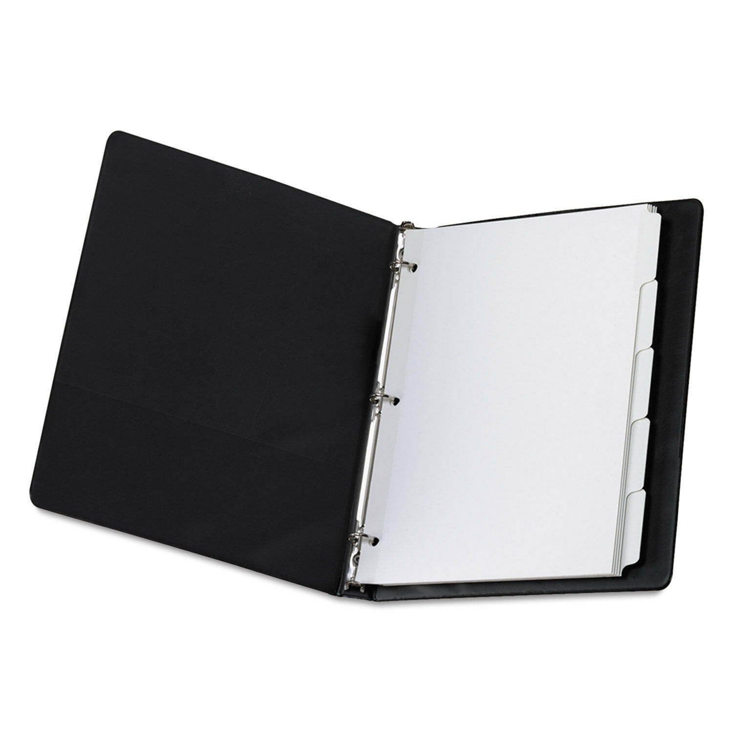 Oxford Custom Label Dividers Self-Stick Tab Labels 5-Tab Letter White 25 Sets