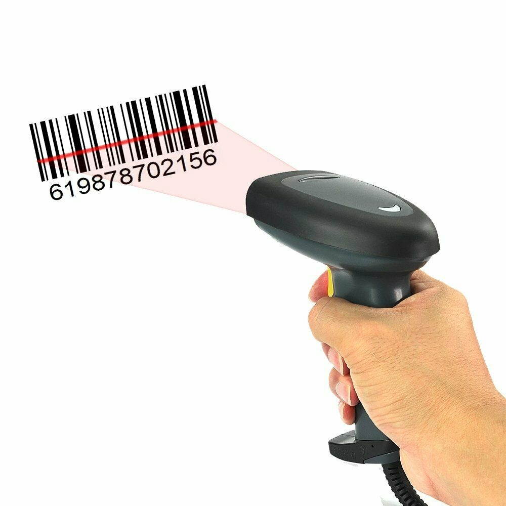 USB Bluetooth Wireless Wired Barcode Scanner Automc Laser Scan  POS Reader