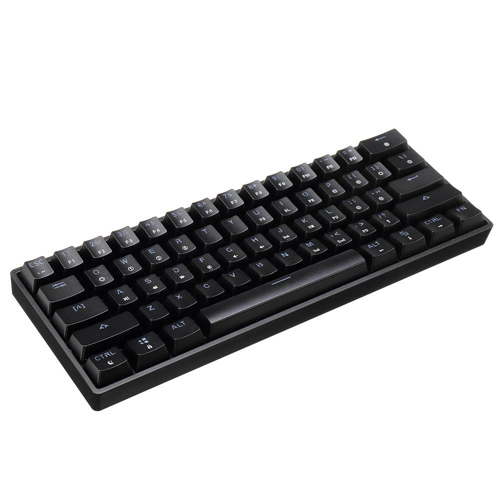 Geek GK61 61 Keys Mechanical Gaming Keyboard Hot Swappable Gateron Optical Switch RGB Type-C Programmable 60% Layout Gaming Keyboard Brown Switch