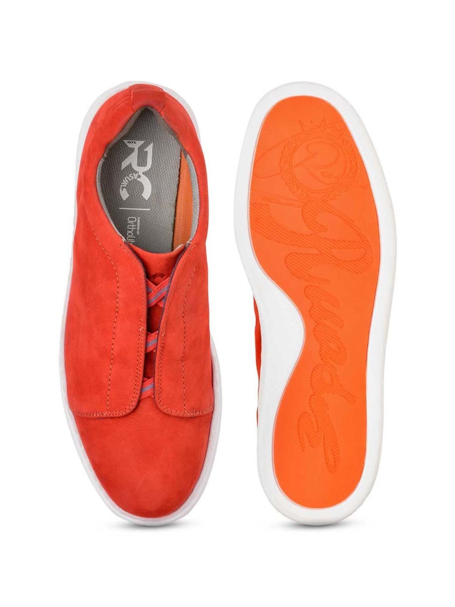 Ruosh Men's The Alpha Red Casual Sneakers
