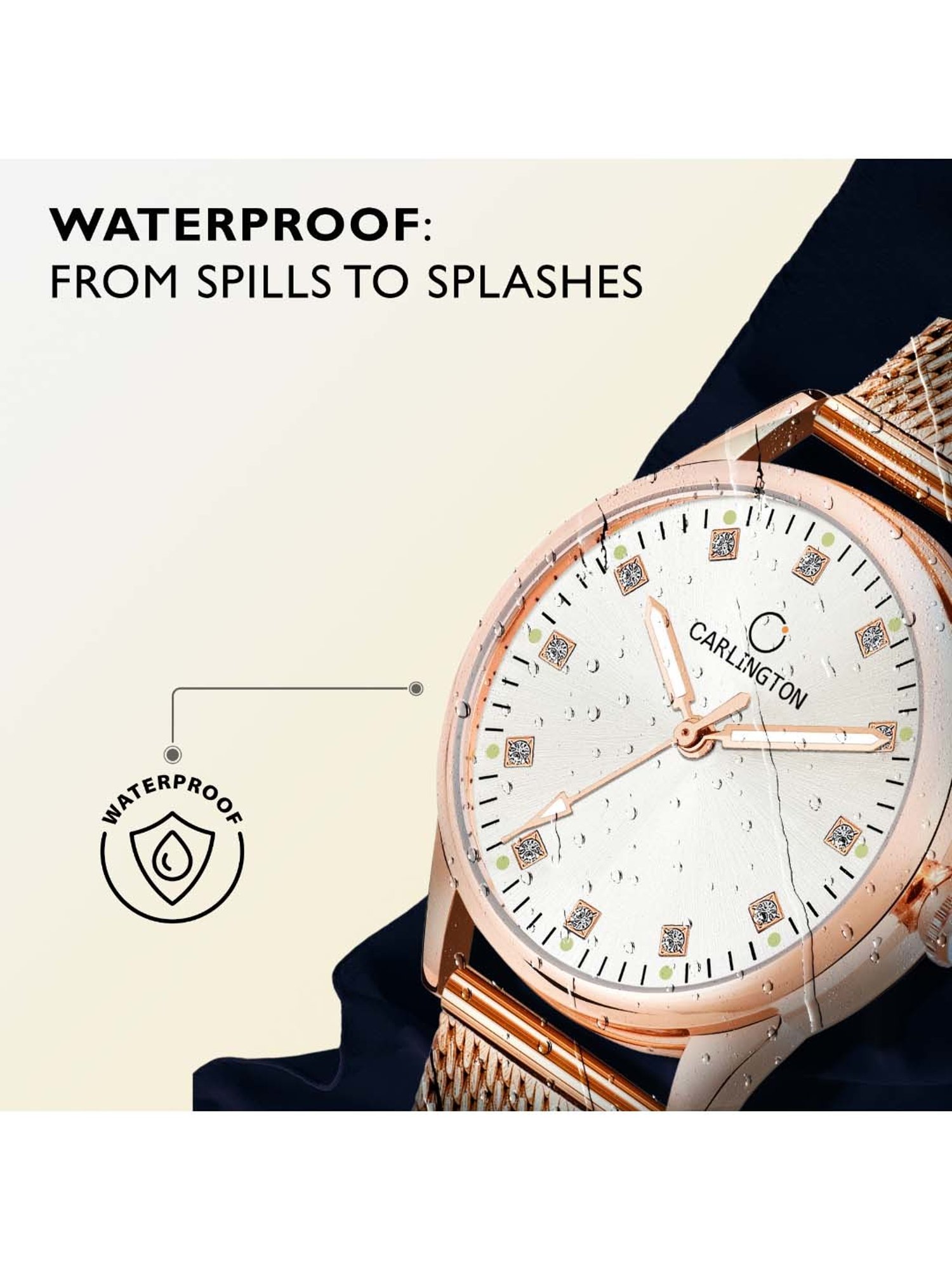 CARLINGTON CT 2003 Analog Watch for Women